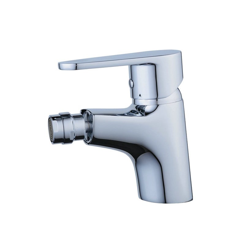 Beelee Bidet Faucet in Chrome - Single Hole with Metal Lever Handle Mixer Tap for Toilet Bathroom - Image 1